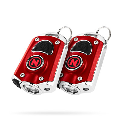 NEBO MYCRO Rechargeable Key Chain Flashlight - Red - Main Image