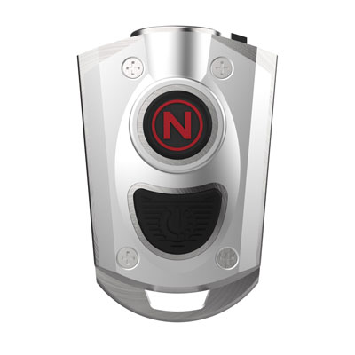 NEBO MYCRO Rechargeable Key Chain Flashlight - Silver - Main Image