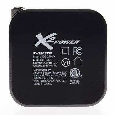 Black Micro USB Charger For Prestigio MultiPad Visconte 3 / PMP810T Tablet and E Reader