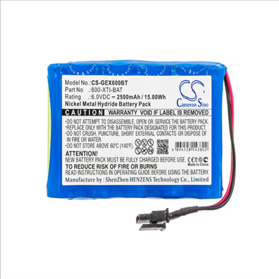 6V 25OOMAH NiMH  battery for General Electric Simon XTi devices - Main Image
