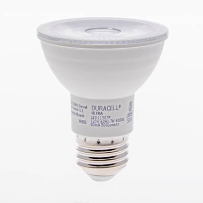 Duracell Ultra 50 Watt Equivalent PAR20 4000k Cool White Energy Efficient LED Spot Light Bulb - Main Image