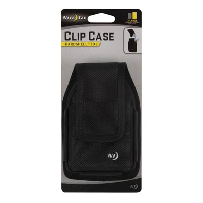Nite Ize Clip Case Hardshell XL Vertical - Black