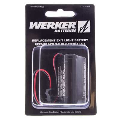 Werker 3.6V 800MAH NICAD Battery