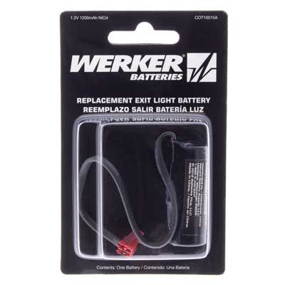 Werker 1.2V 1400MAH NiCad Battery for Kaufel 8500069 Emergency Lighting