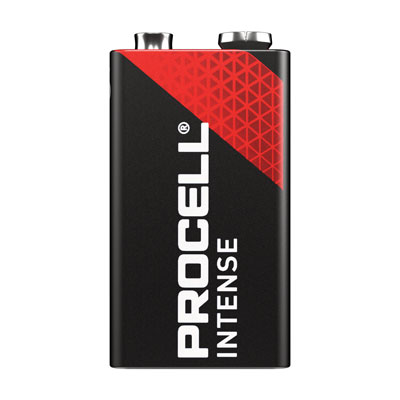 Duracell ProCell Intense 9V 9V, 6LR61 Cell Alkaline Battery - 12 Pack