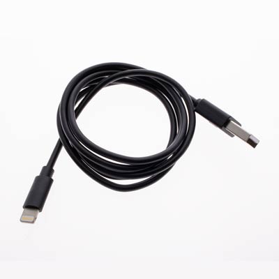 X2Power 3-Foot USB-A to Lightning Data Sync and Charging Cable - Black - Main Image