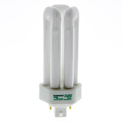 Duracell Ultra 26.5W 3500K Triple Tube 4 Pin CFL Bulb