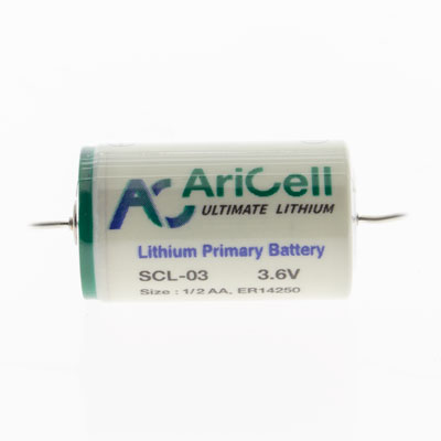 Aricell 3.6V 1/2AA Lithium Battery - Axiel Leads