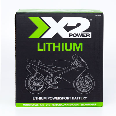 X2Power 14L-BS 12.8V 280CA Lithium Powersport Battery - Main Image