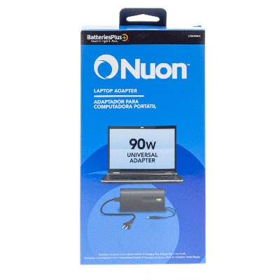 Nuon 90 Watt Universal Laptop Charger With Adapters
