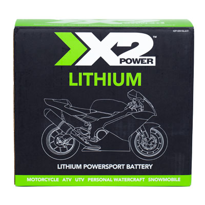 X2Power 50-N18L-A 12.8V 560CA Lithium Powersport Battery - Main Image