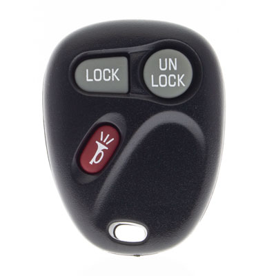 Three Button Replacement Key Fob Shell for GMC and Chevrolet Vehicles - Main Image