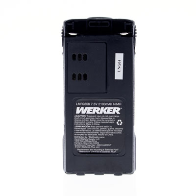 Werker 7.5V High Capacity NiMH Battery for Motorola MT1500 Two Way Radio - LMR9858