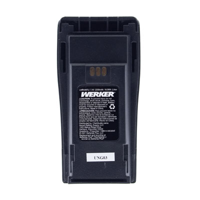 Werker 7.4V Li Ion Battery for Motorola MOTOTRBO CP200D Two Way Radio