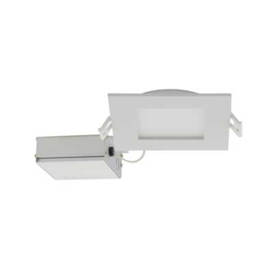 Satco 10W CCT Selectable 4 Inch Square Wafer Recessed Downlight - Main Image