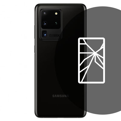 Samsung Galaxy S20 Ultra Back Glass Repair - Black - RIS14120