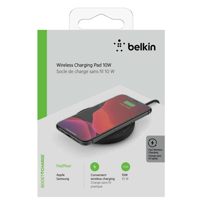 Belkin BOOST UP CHARGE™ 10W Qi™ Wireless Charging Pad with Wall Charger - Main Image