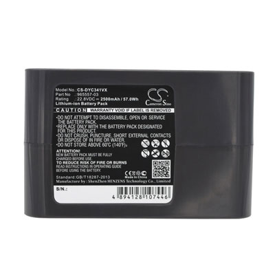 Dyson Cordless Vacuum Replacement Battery for DC31, DC34, DC35, DC44 - HHD10642