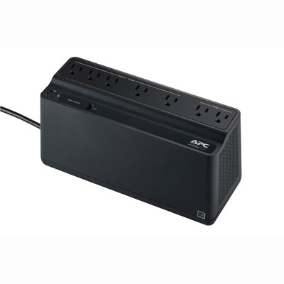 APC Back-UPS 650 Battery Backup Surge Protector with USB smart charging port - APCBVN650M1