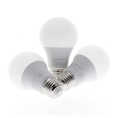 Duracell Ultra 60 Watt Equivalent A19 2700K Soft White Energy Efficient LED Light Bulb - 3 Pack