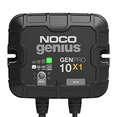 NOCO 1-Bank, 10-Amp On-Board Battery Charger, Battery Maintainer and Battery Desulfator