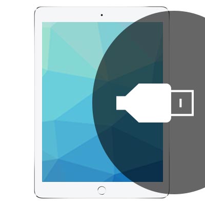 Apple iPad 5 Charge Port Repair - White - Main Image