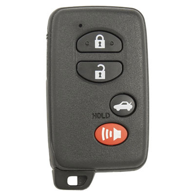 Four Button Key Fob Replacement Proximity Remote For Toyota Vehicles - FOB10643