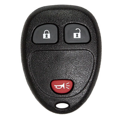 Three Button Key Fob Replacement Remote for Chevrolet, GMC, and Pontiac Vehicles