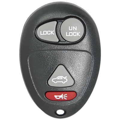 Four Button Key Fob Replacement Remote for Buick, Oldsmobile, and Pontiac Vehicles - FOB10019