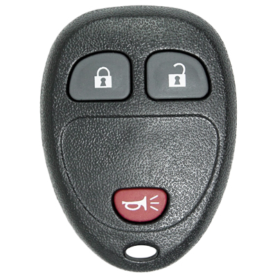 Three Button Key Fob Replacement Remote For Buick, Chevrolet, Pontiac, and Saturn Vehicles - Main Image