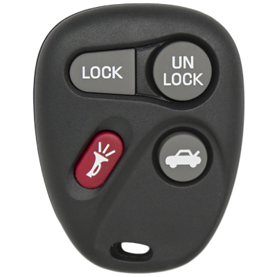 Four Button Key Fob Replacement Remote For Buick, Cadillac, Chevrolet, Oldsmobile, and Pontiac Vehic - FOB10814