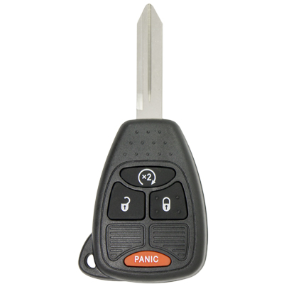 Four Button Combo Key Replacement Remote for Chrysler Vehicles - Main Image