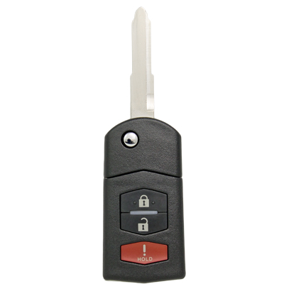 Three Button Key Fob Replacement Remote for Mazda Vehicles - FOB13167
