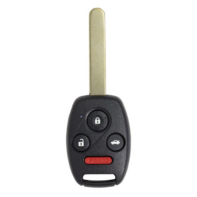 Four Button Remote Head Key Replacement for Honda Vehicles - FOB12213