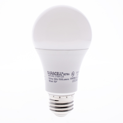 Duracell Ultra 100 Watt Equivalent A19 2700k Soft White Energy Efficient LED Light Bulb - 2 Pack