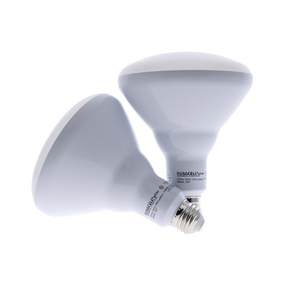 Duracell Ultra 75 Watt Equivalent BR40 2700k Soft White Energy Efficient LED Light Bulb - 2 Pack
