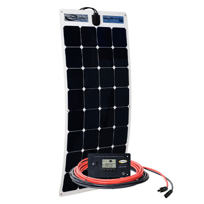 Go Power GP-FLEX-100 100W 5.71 AMP Flexible Solar Kit - Main Image