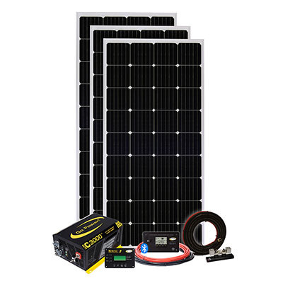 Go Power SOLAR EXTREME 570W Complete Solar & Inverter System - Main Image