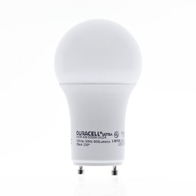 Duracell Ultra 60 Watt Equivalent A19 5000k Daylight Energy Efficient Twist Lock LED Light Bulb