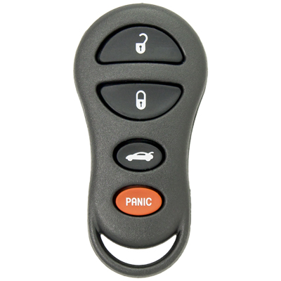 Four Button Key Fob Replacement Remote For Chrysler, Dodge, and Jeep Vehicles - FOB11070