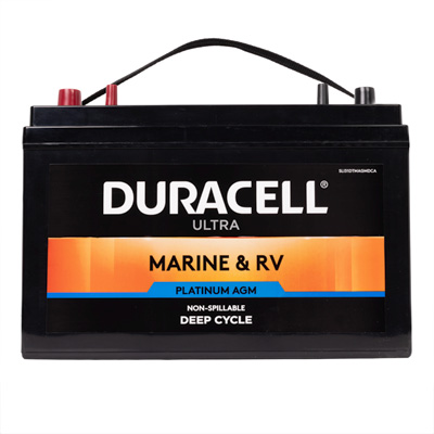 Duracell Ultra BCI Group 31M 12V 105AH 800CCA AGM Deep Cycle Marine & RV Battery