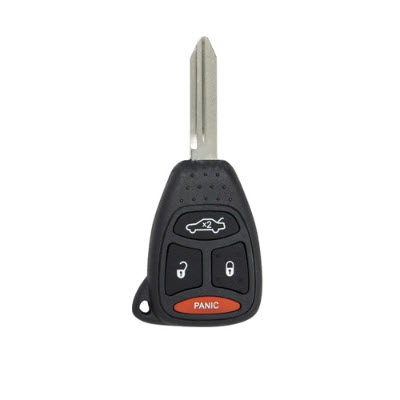 Four Button Replacement Key Fob Shell for Chrysler Vehicles