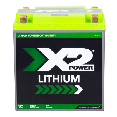 X2Power 800A Pulse Cranking X2P30 Lithium Powersport Battery - CYL10090