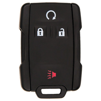 Four Button Key Fob Replacement Remote For Chevrolet and GMC Vehicles - FOB10343