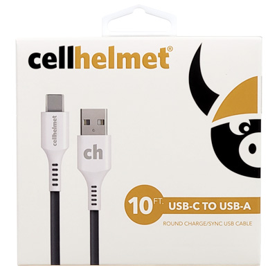 cellhelmet 10-Foot USB-A to USB-C Charging / Syncing Cable - PWR11173