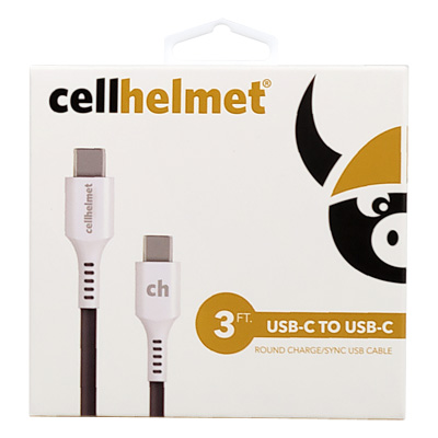 cellhelmet 3-Foot USB-C to USB-C Charging / Syncing Cable - PWR11175