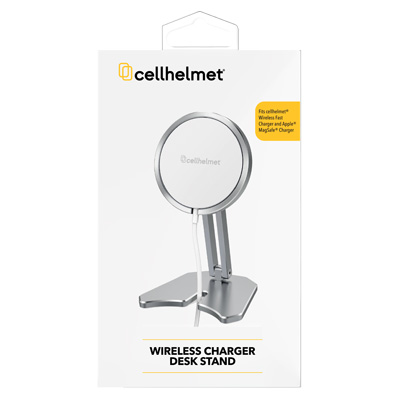 cellhelmet Desk Stand for Wireless Cell Phone Charging Pad with MagSafe Compatibility - PWR11203