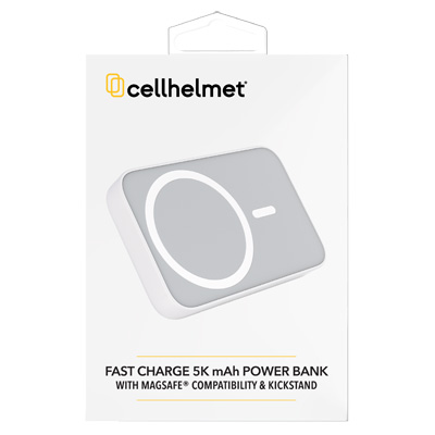 cellhelmet 5,000 mAh Power Bank with 15W Magnetic Wireless Charging