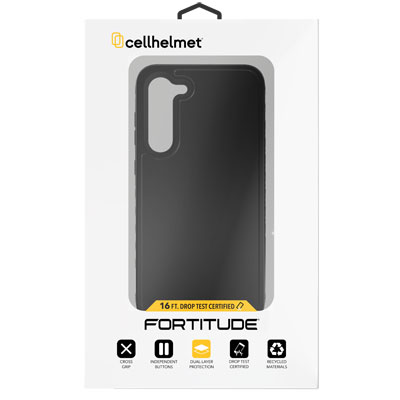 cellhelmet Fortitude Case for Samsung Galaxy S23 - Black - CEL13177