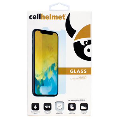 cellhelmet Tempered Glass Screen Protector for Samsung Galaxy S22 Plus and Samsung Galaxy S23 Plus - REP12488